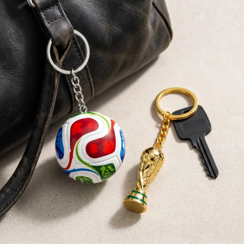 Soccer Trophy Keychain Duo - Image 2