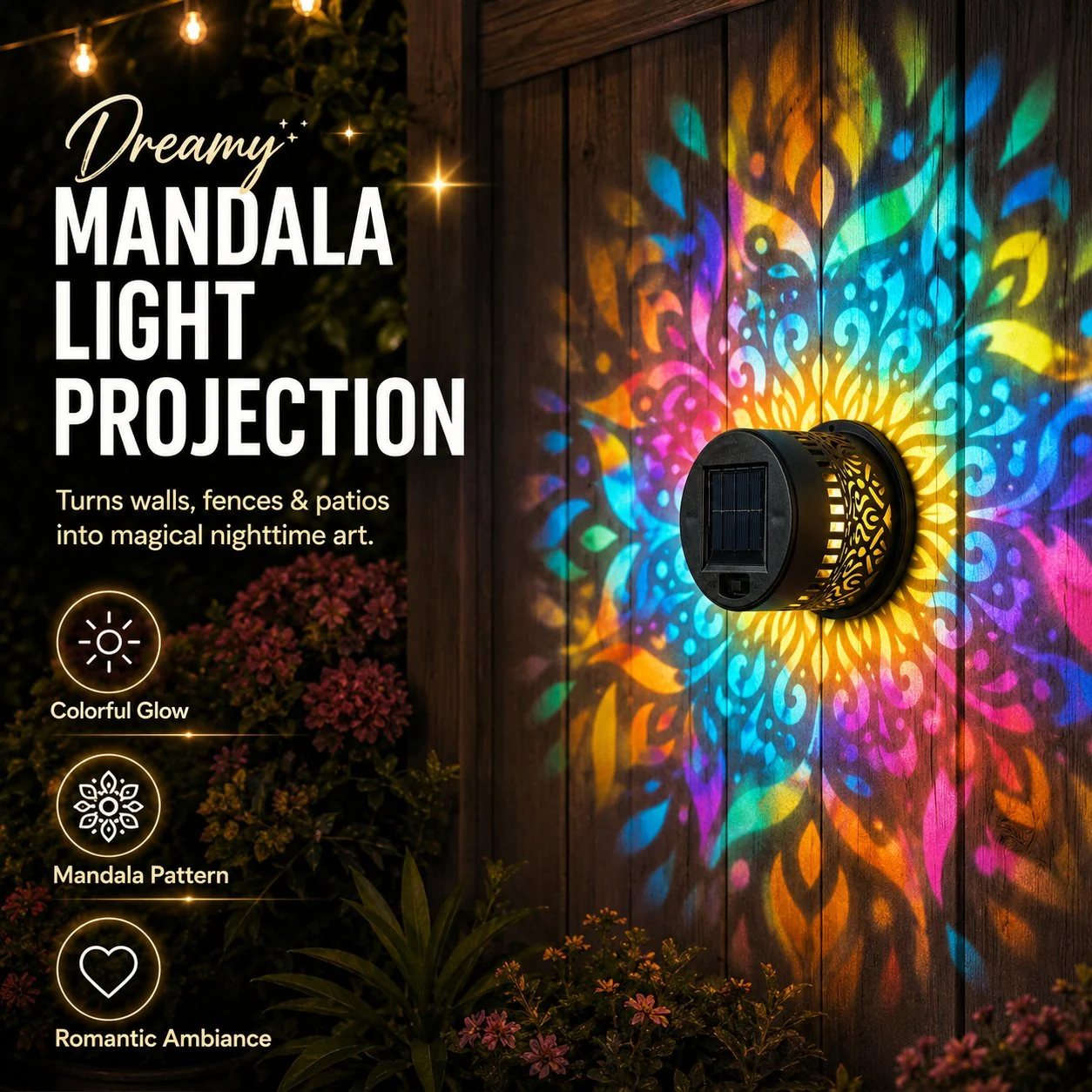 Solar Mandala Wall Projector - Image 4