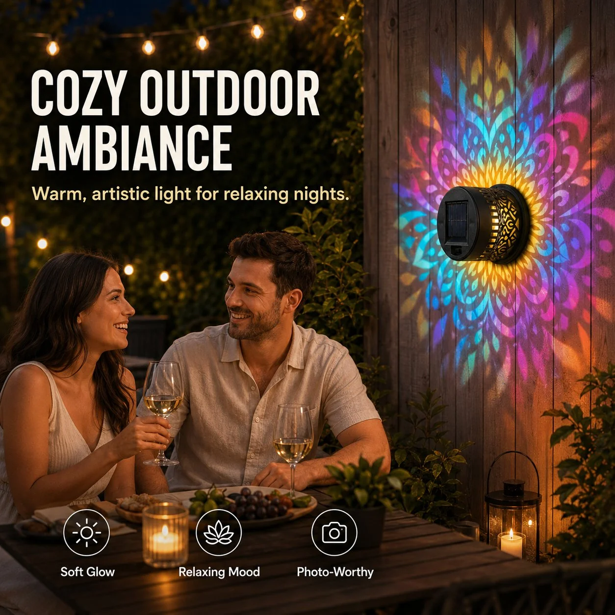 Solar Mandala Wall Projector - Image 7