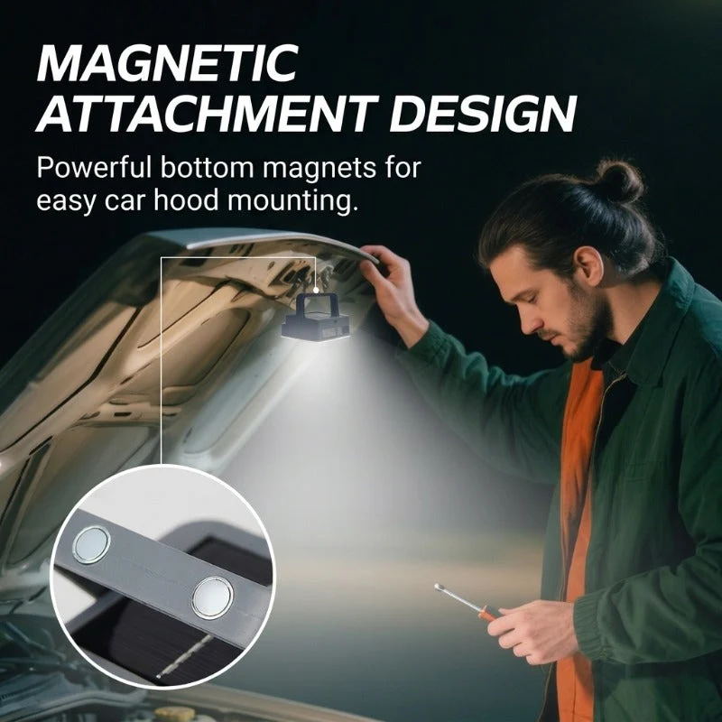 Solar Powered Magnetic Work Light - Image 6