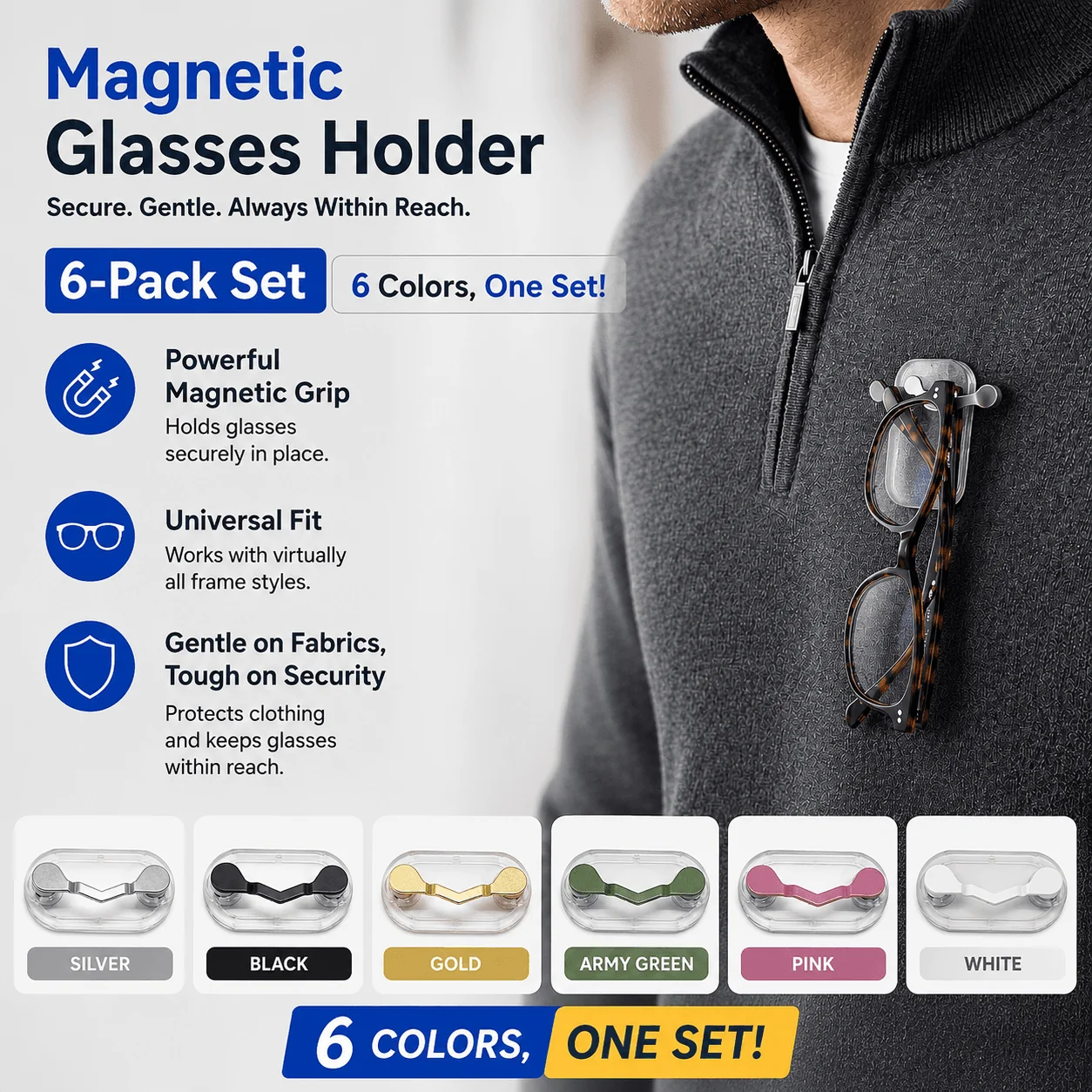 Strong Magnetic Eyewear Holder - Image 13
