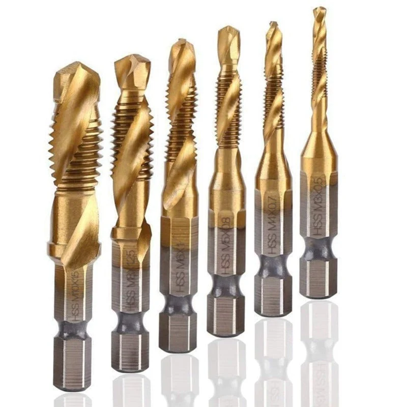 TapForge 3-in-1 Titanium Drill Tap Bit Set - Image 2