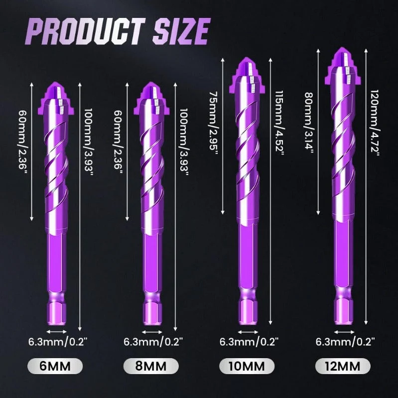 Woyuosn VioletShield Quad-Edge Drill Set - Image 2
