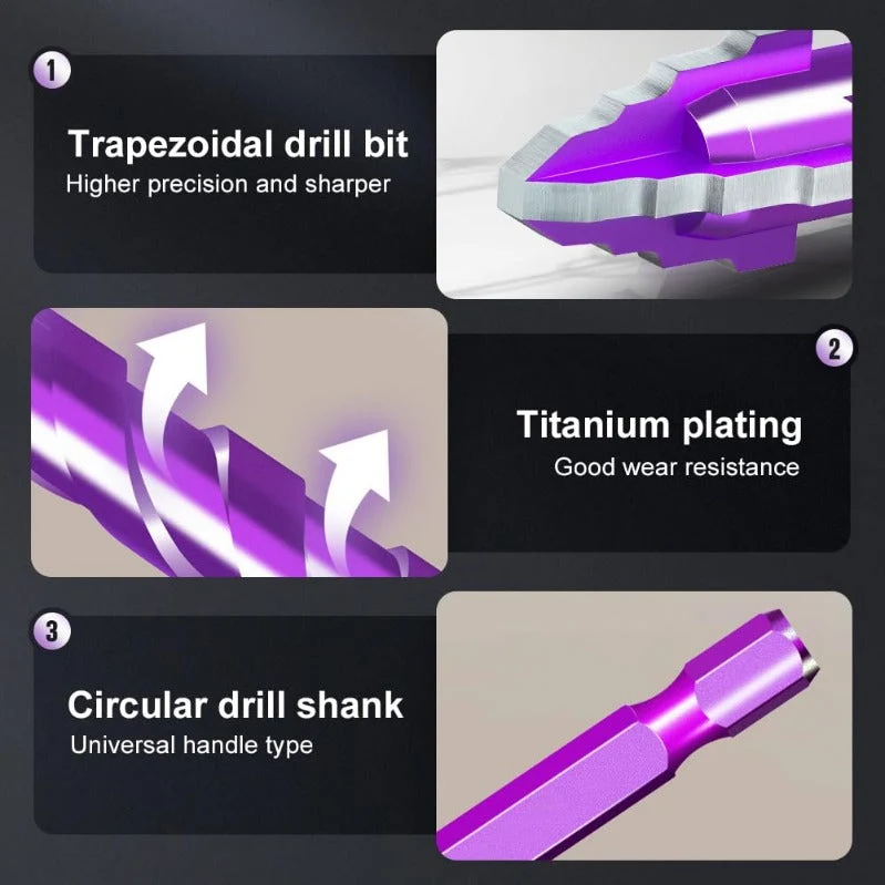 Woyuosn VioletShield Quad-Edge Drill Set - Image 4