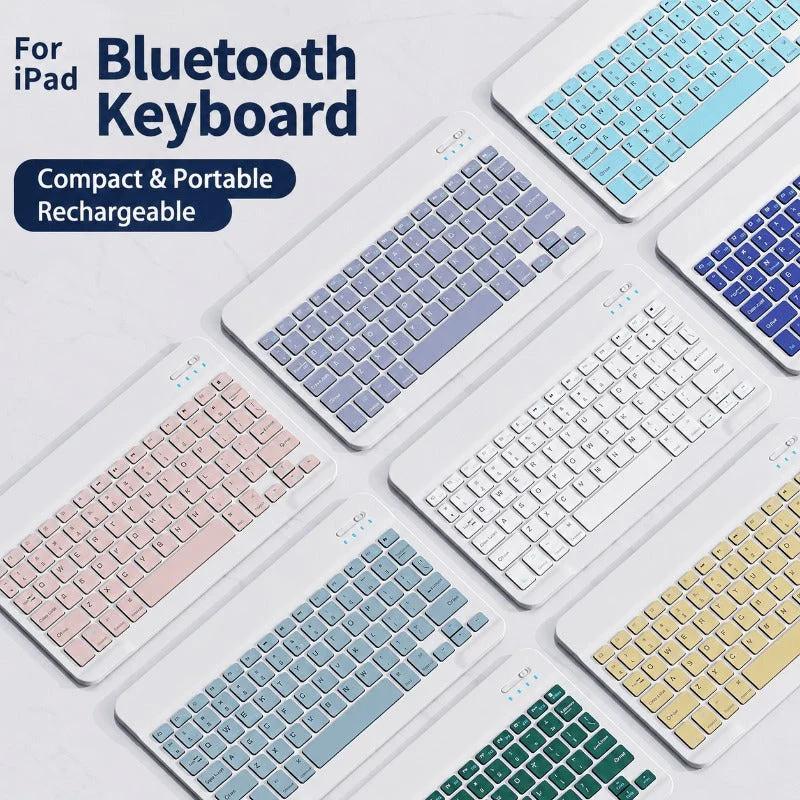 Ultra-Slim Portable Wireless Keyboard - Image 2