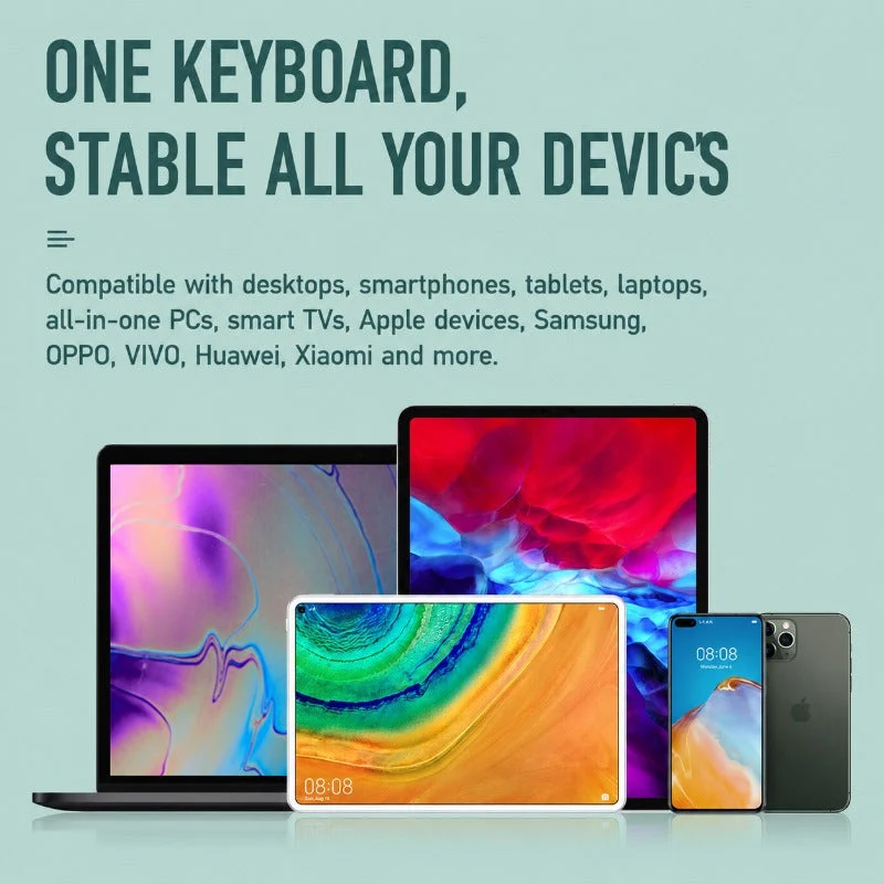 Ultra-Slim Portable Wireless Keyboard - Image 5