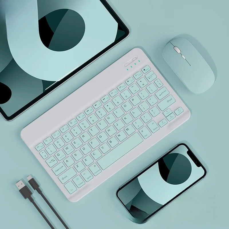 Ultra-Slim Portable Wireless Keyboard - Image 7