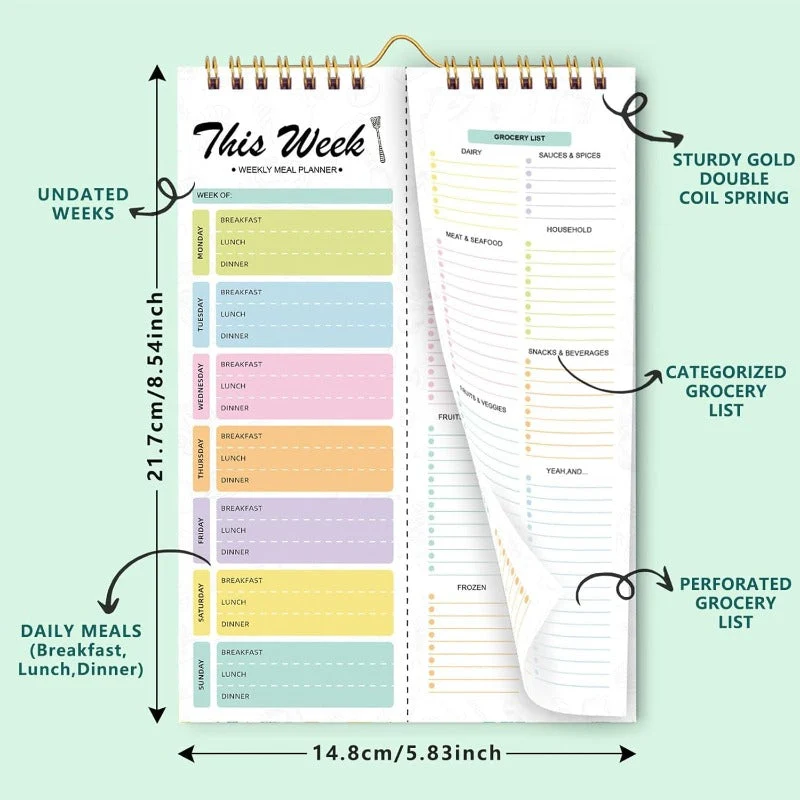 Undated Weekly Meal Planner - Image 5