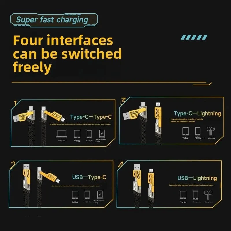 Universal 4-in-1 Fast Cable - Image 2