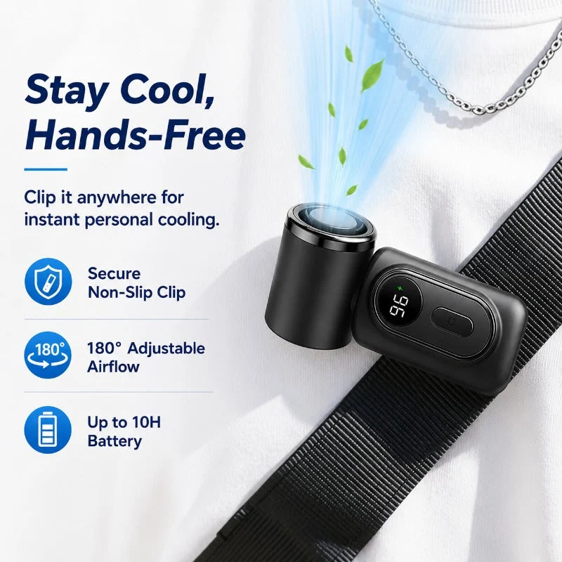 Universal Clip-On Mini Fan