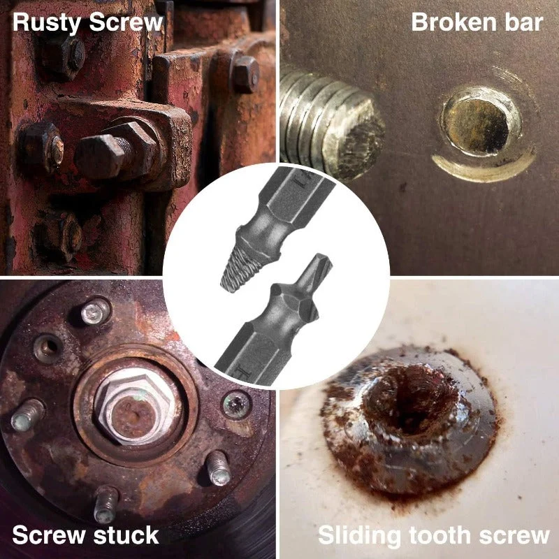 Universal Screw Extractor Set with Dual-Ended Bits - Image 6