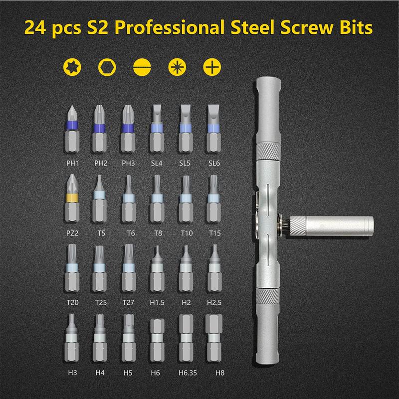 Versatile 24-in-1 Ratchet Screwdriver Set - Image 2