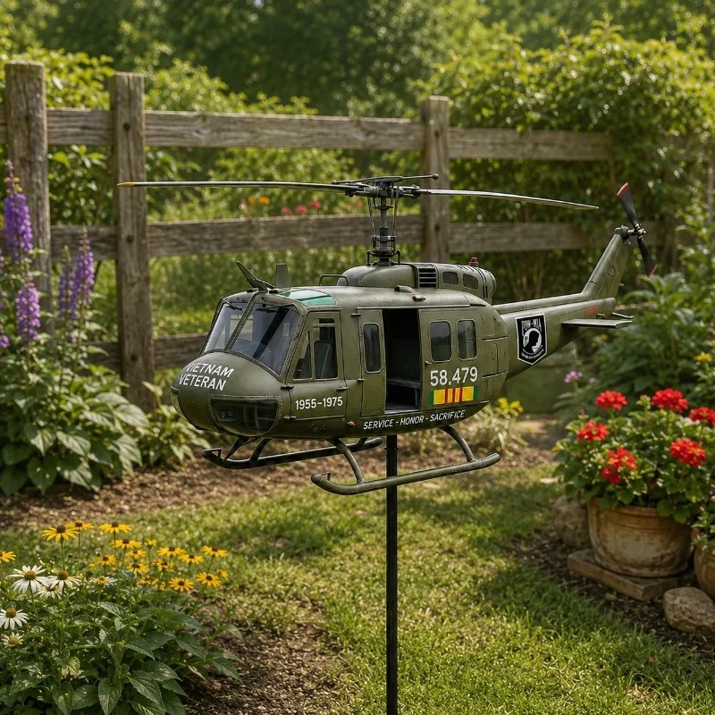 Vietnam Veteran Helicopter Spinner - Image 2
