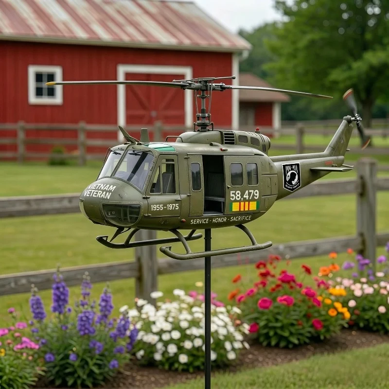 Vietnam Veteran Helicopter Spinner - Image 6