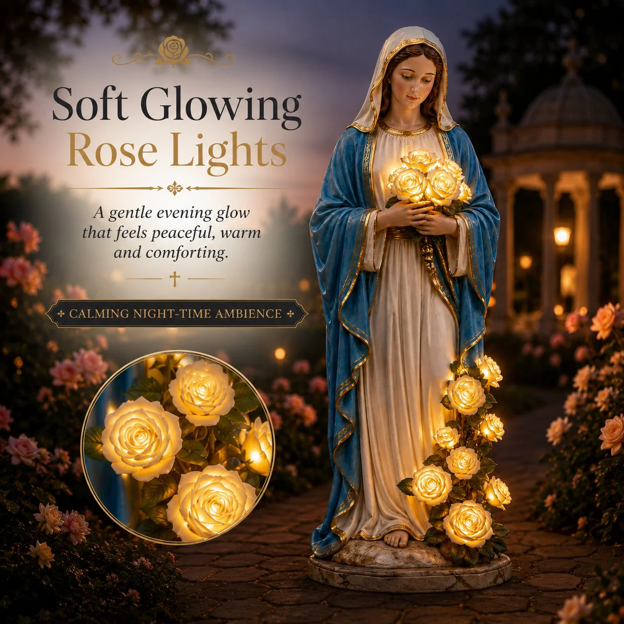 💗Virgin Mary Garden Light-7.2*6.5*20cm - Image 2
