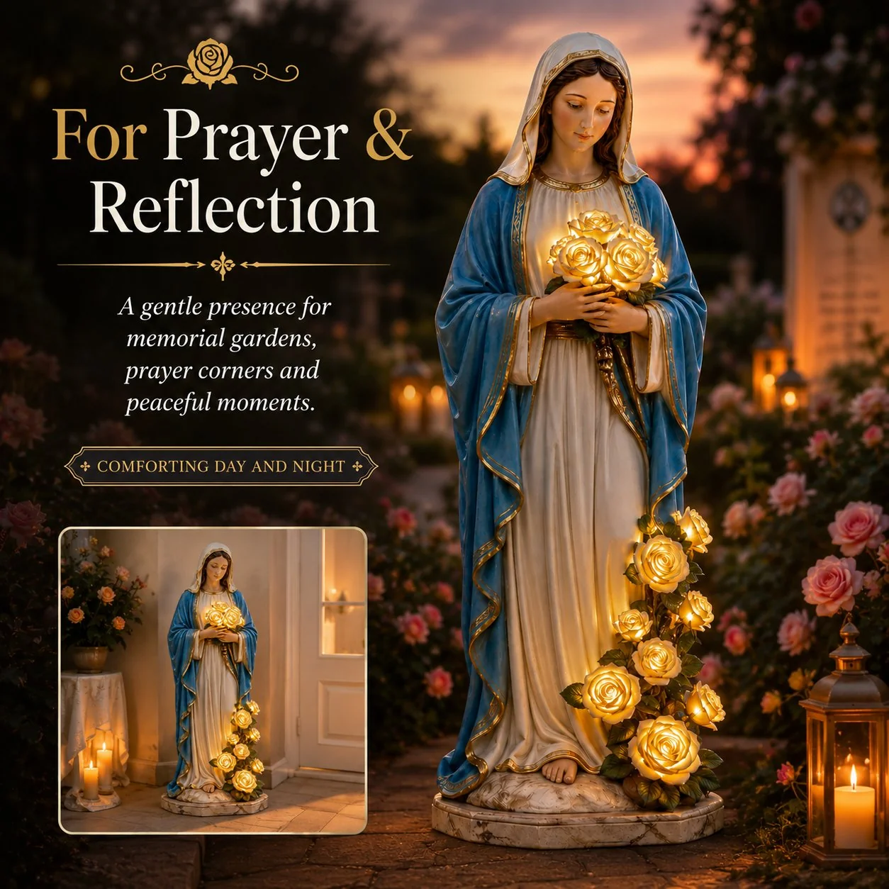 💗Virgin Mary Garden Light-7.2*6.5*20cm - Image 5