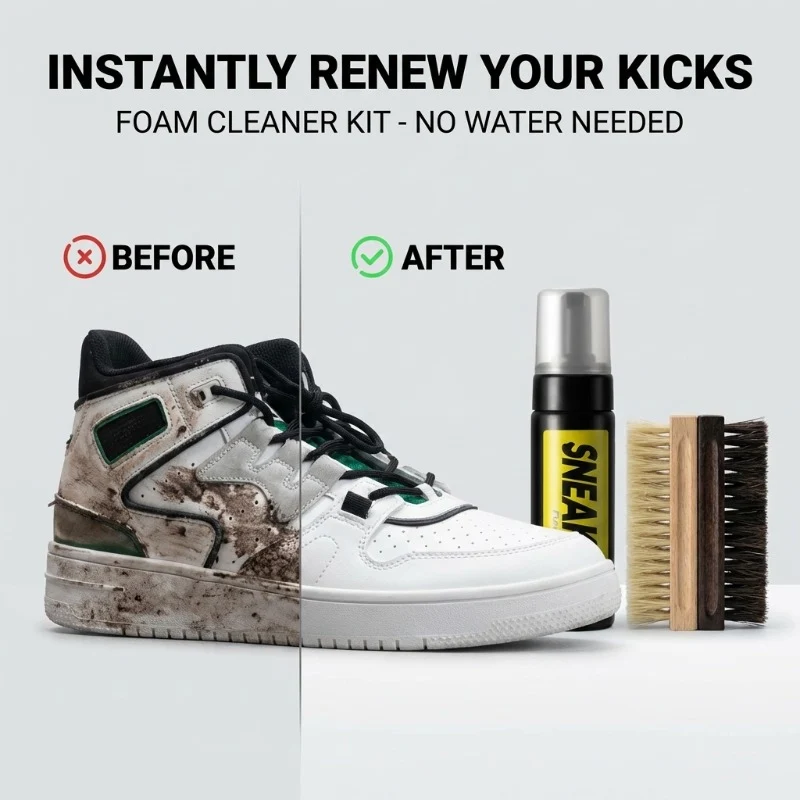 Waterless Sneaker Foam Cleaner