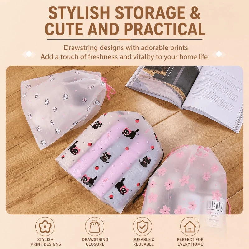 Waterproof Frosted Storage Pouches - Image 3