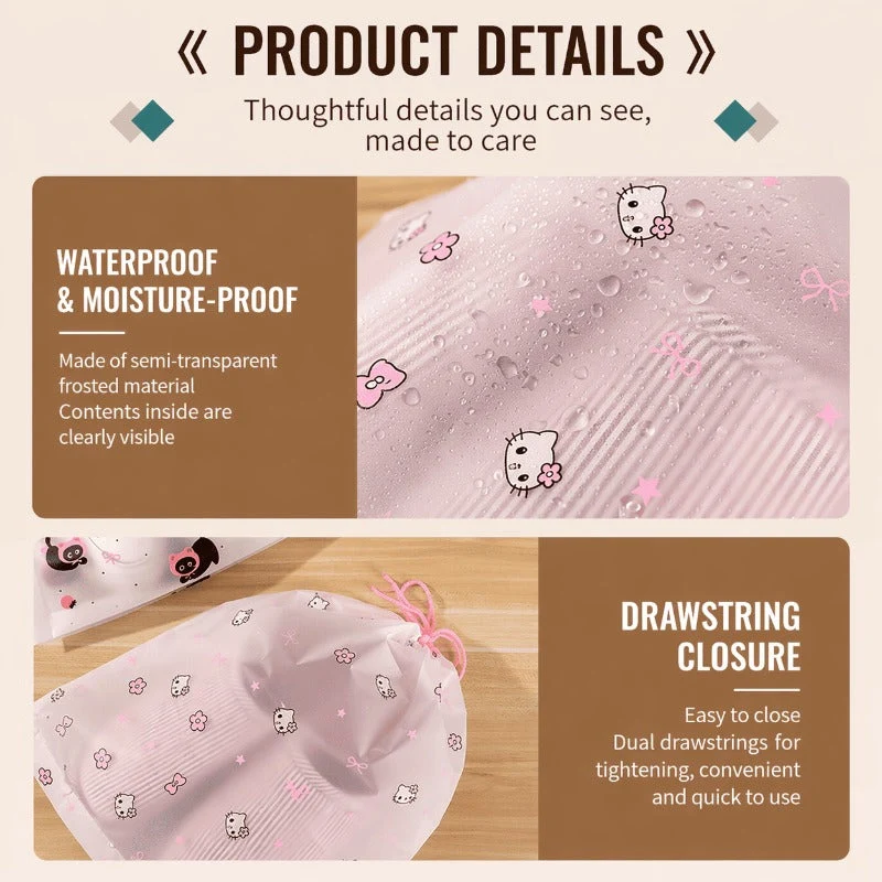 Waterproof Frosted Storage Pouches - Image 5