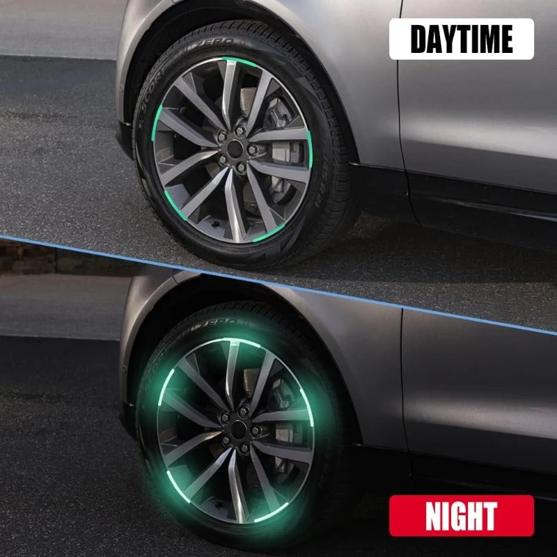 Waterproof Reflective Rim Stickers - Image 3