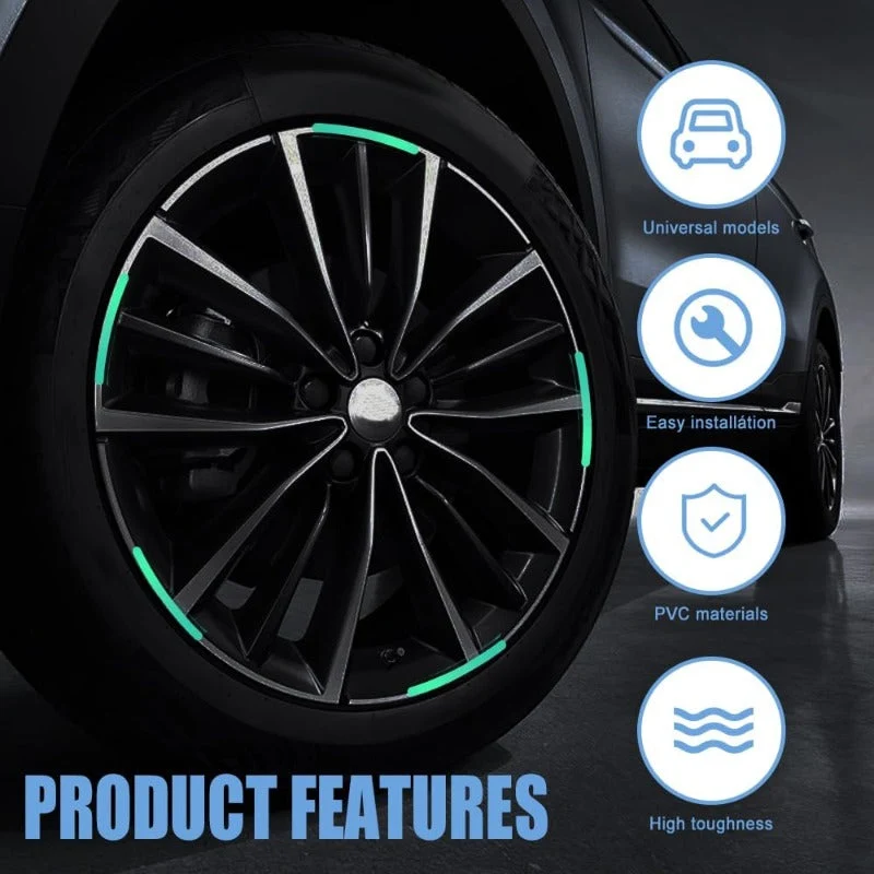 Waterproof Reflective Rim Stickers - Image 4