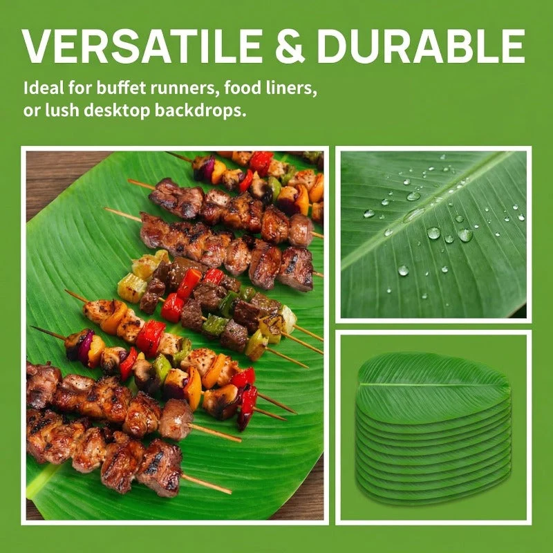 Wipe-Clean Leaf Serving Base - Image 4