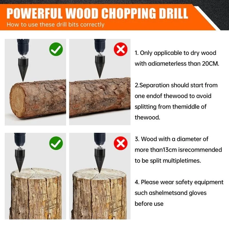 Wood Splitting Drill Bit - Image 4